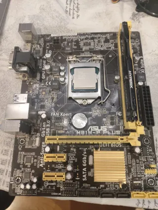 ASUS H81M-P PLUS + Intel i5-4400 + 4gb RAM