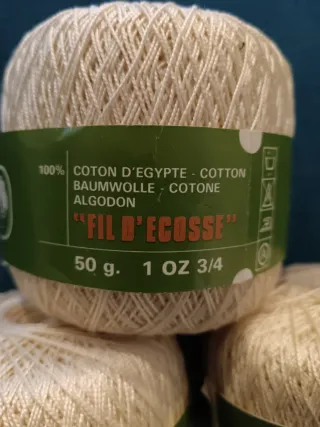 6 gomitoli Phildar cotone Egitto