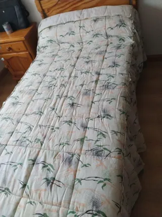 Colcha estampado floral