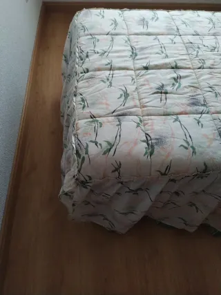 Colcha estampado floral