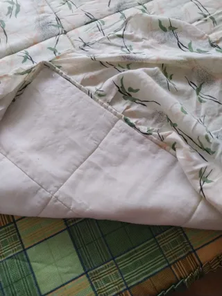 Colcha estampado floral