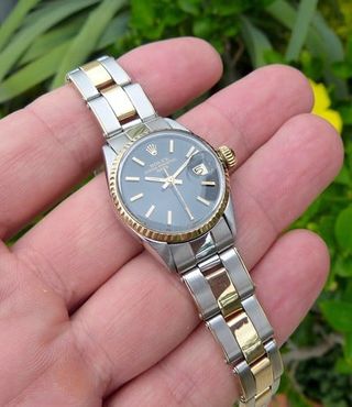 Rolex Oyster Perpetual Lady Date 6517 Oro/Acero