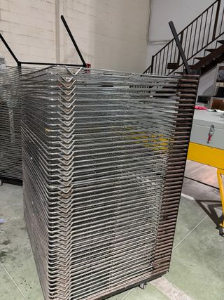 2 Rack Secado Serigrafía.