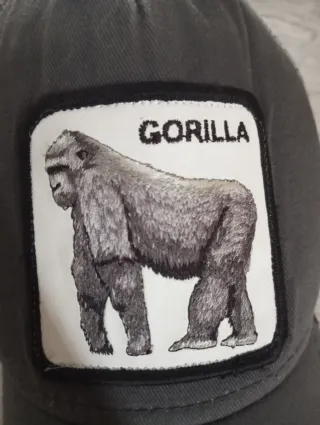Gorra Goorin Bros Negra y Gris Gorila