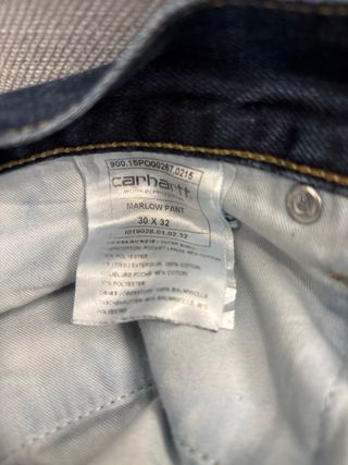 Pantalón Vaquero Carhartt Azul