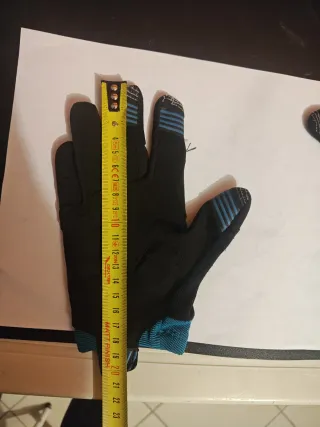 Guanti MTB bambino neri e blu