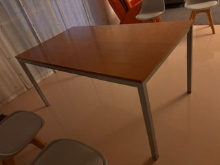 Mesa comedor extensible madera maciza de cerezo