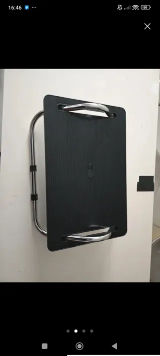 Reposapiés IKEA DAGOTTO negro