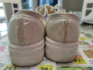 Zapatillas Victoria plateado