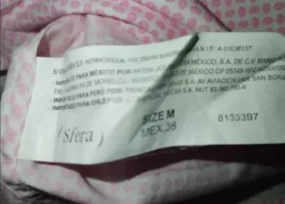 Camisa Sfera Hombre Manga Larga Estampada M/38-40