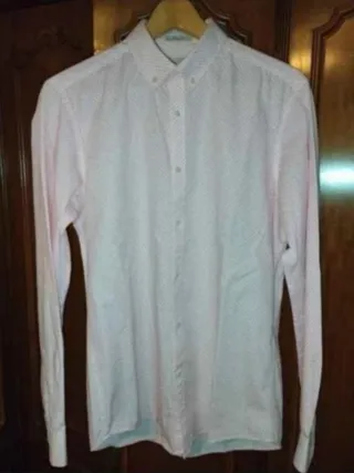 Camisa Sfera Hombre Manga Larga Estampada M/38-40