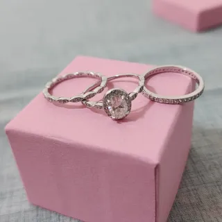 Anillo Plata Moissanita GRA Certificado