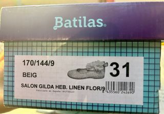 Zapatos niña Batilas beige con flor