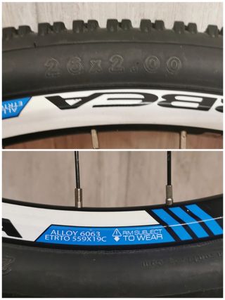 Ruedas Orbea 26" mountain bike