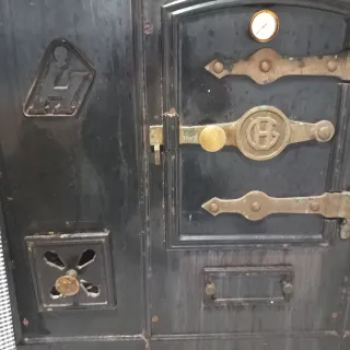 Cocina de carbón Hergom N°7 (Horno a reparar)