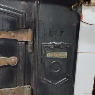 Cocina de carbón Hergom N°7 (Horno a reparar)