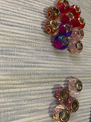 Set Pulseras Estilo Pandora con charm