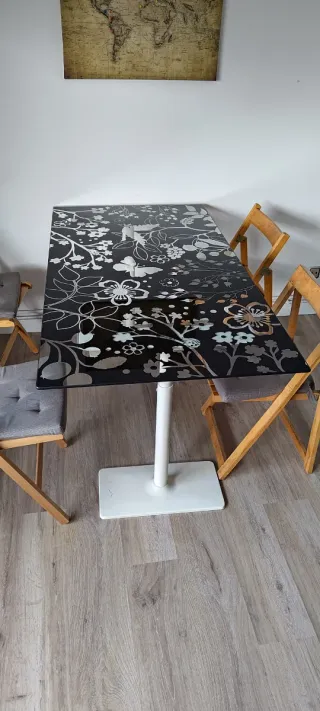 Mesa de cristal 150x80 cm