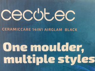 rizador pelo cecotec ceramiccare 14 in 1 airglam black