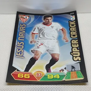 ⚽️ CROMO DE FUTBOL JESÚS NAVAS 2011-12 SUPER CRACK