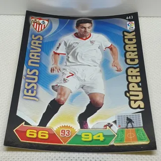 ⚽️ CROMO DE FUTBOL JESÚS NAVAS 2011-12 SUPER CRACK