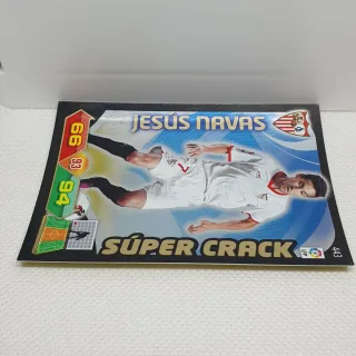 ⚽️ CROMO DE FUTBOL JESÚS NAVAS 2011-12 SUPER CRACK