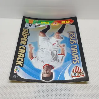 ⚽️ CROMO DE FUTBOL JESÚS NAVAS 2011-12 SUPER CRACK