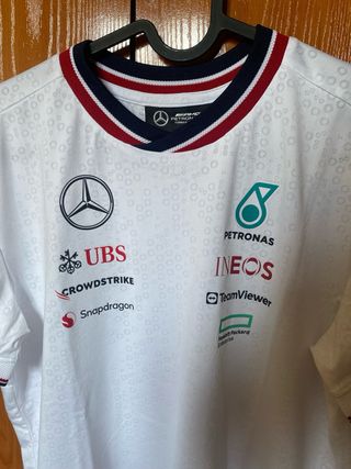 Camiseta Mercedes AMG Petronas F1 Blanca