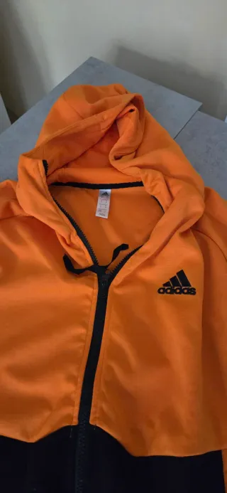 Conjunto Chándal Adidas Naranja y Negro