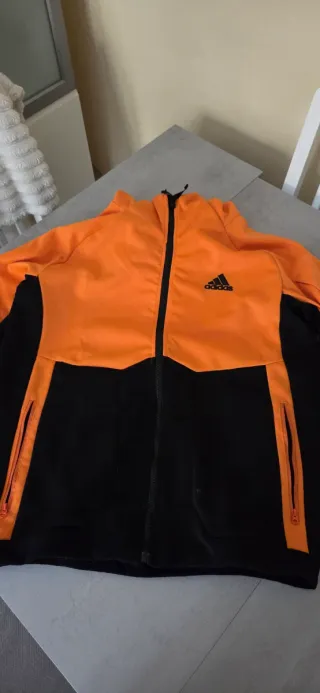 Conjunto Chándal Adidas Naranja y Negro