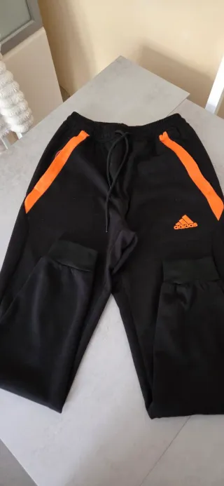 Conjunto Chándal Adidas Naranja y Negro