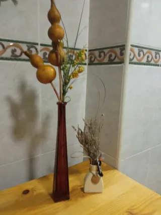 Florero Vintage Vidrio