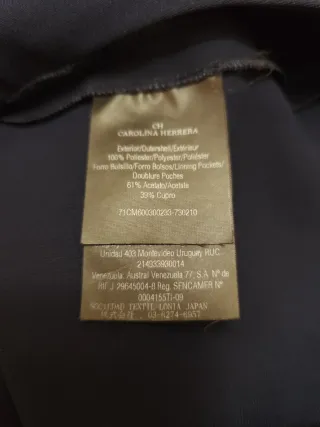 Pantalón Carolina Herrera nuevo TL