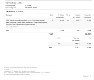 2 Tende PONY DANCE Bianche Opache 200x245cm