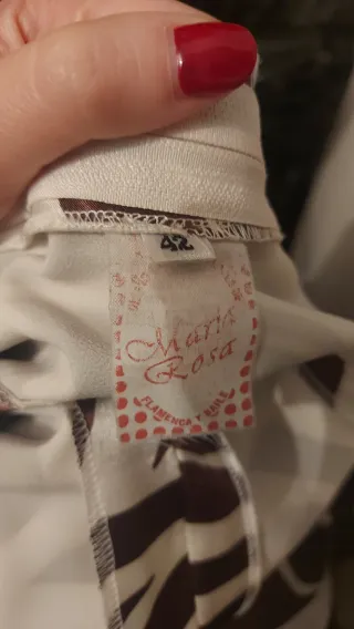 Traje Flamenca Talla 42, estampado