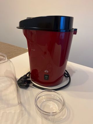 Máquina de palomitas roja