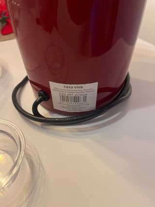 Máquina de palomitas roja