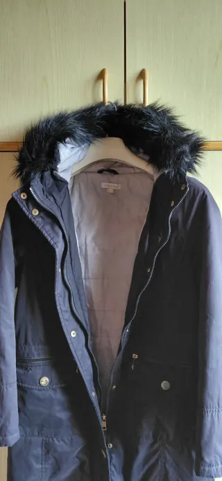 Giubbotto nero inverno donna con cappuccio