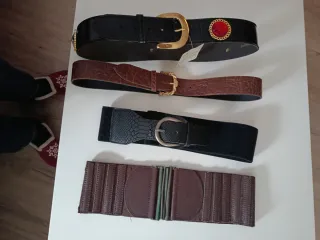 Lote 4 Cinturones Mujer