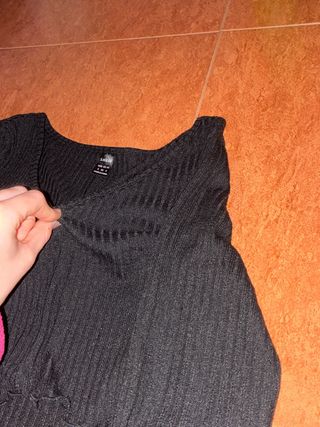 Conjunto 2 Tops Shein Mujer Negro y Blanco