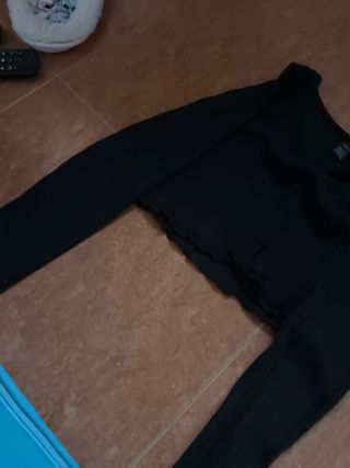 Conjunto 2 Tops Shein Mujer Negro y Blanco