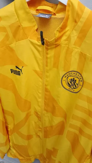 Tuta calcio Puma Manchester City gialla tg M