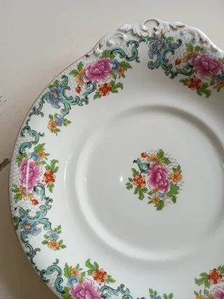 Dos bandejas Porcelana Inglesa Booths Floradora 19