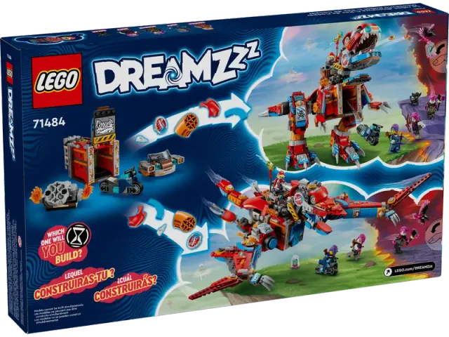 00 LEGO DREAMZZZ 71484 Dinosaurio Robot C-Rex de C