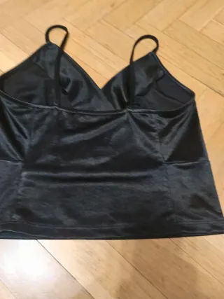 Top tirantes satén Zara