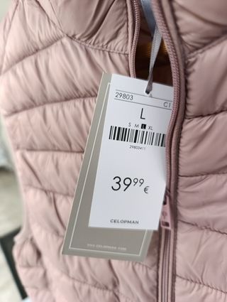 Chaleco NUEVO A ESTRENAR, Celopman Talla L, hombre