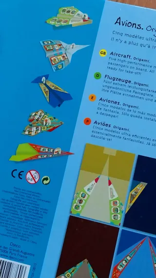 Set 3 manualidades Djeco Aviones Origami y otros