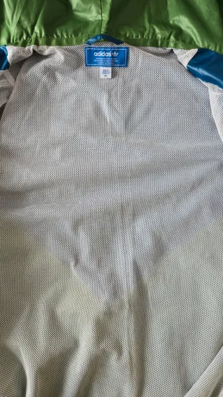 Impermeable Adidas Retro Azul/Verde