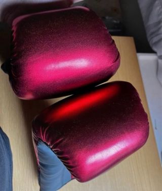 Guantes Boxeo Buddha Rojo Metalizado 14oz