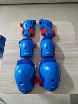 Patines infantiles ajustables azules